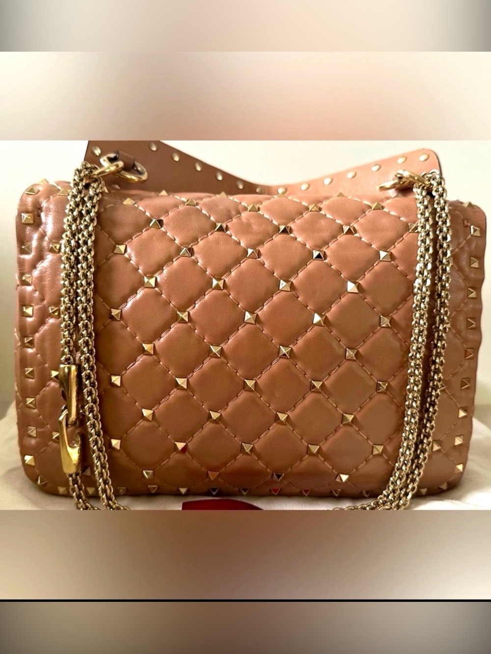 🔥FINAL PRICE Valentino Garavani Medium Nappa Rockstud Spike Shoulder Bag - Picture 3 of 16